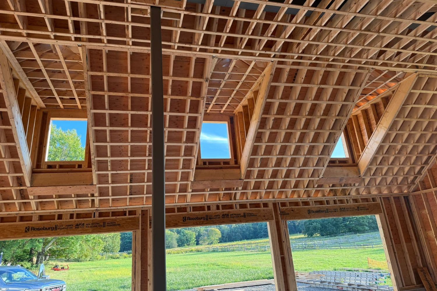Room addition framing construction in Massachusetts by RS Development Group
