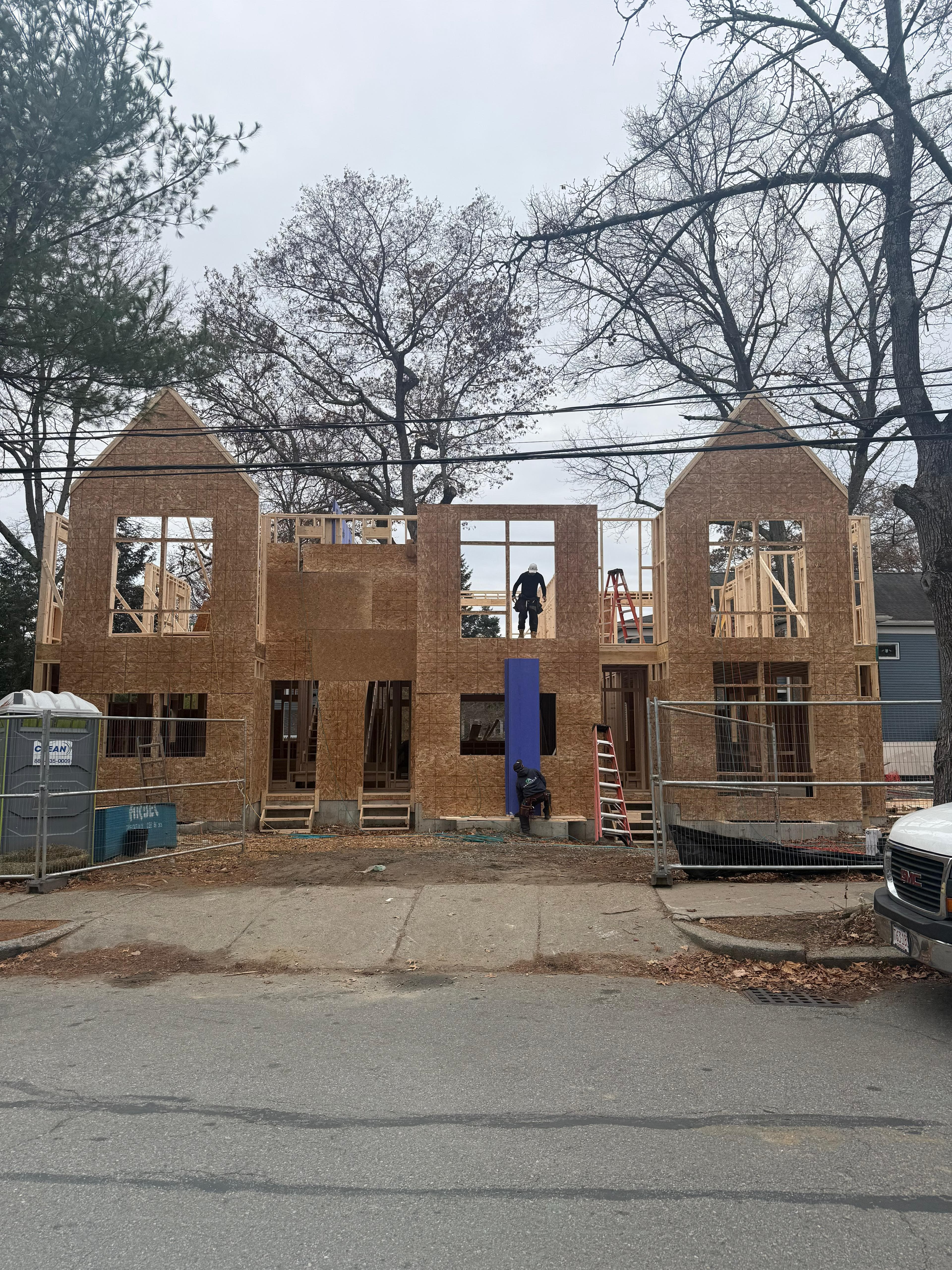 Structural framing construction in Marlborough MA by RS Development Group